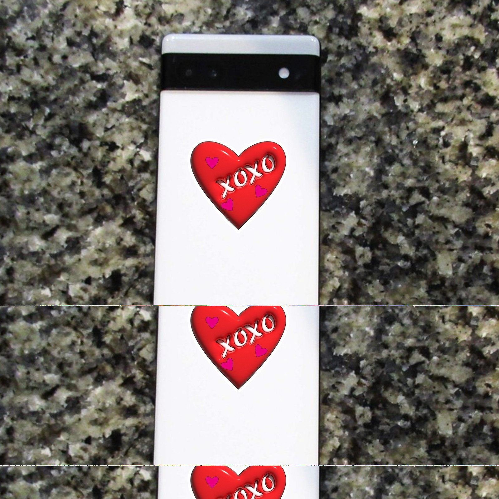Heart Vinyl Stickers Waterproof Valentine Day Decal for Car Water Bottle Laptop
