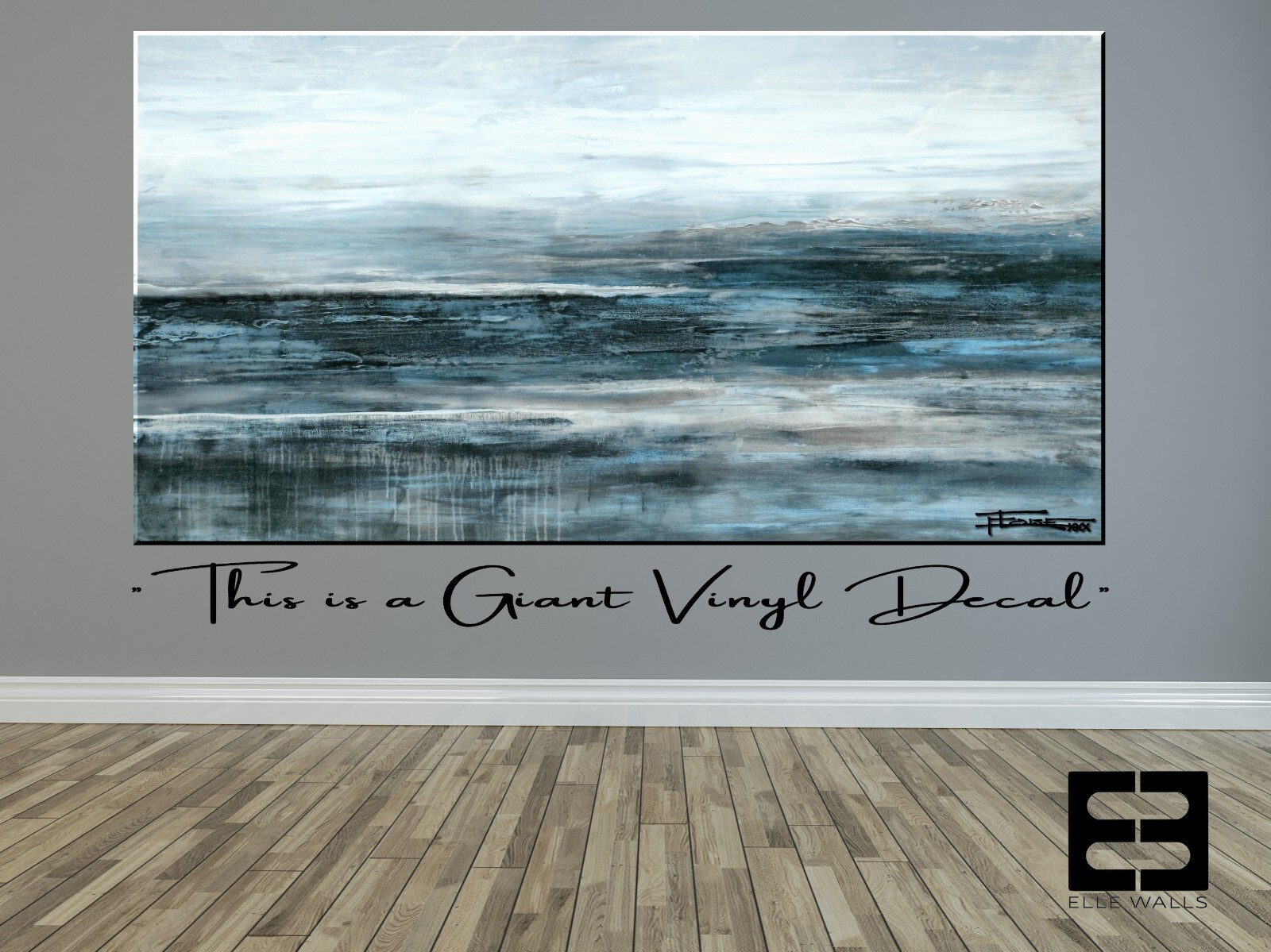 Home Decor Giant Wall Art removable Vinyl Decal Stickers, up to 12 feet wide