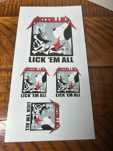 Muttallica Stickers inspired by Metallica
