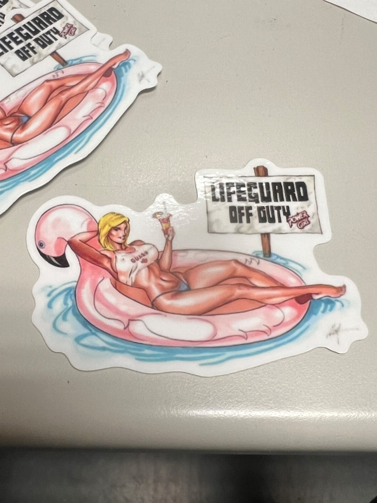 POWER GIRL DC Comics Sexy Fun Sticker Car Laptop Truck Decal