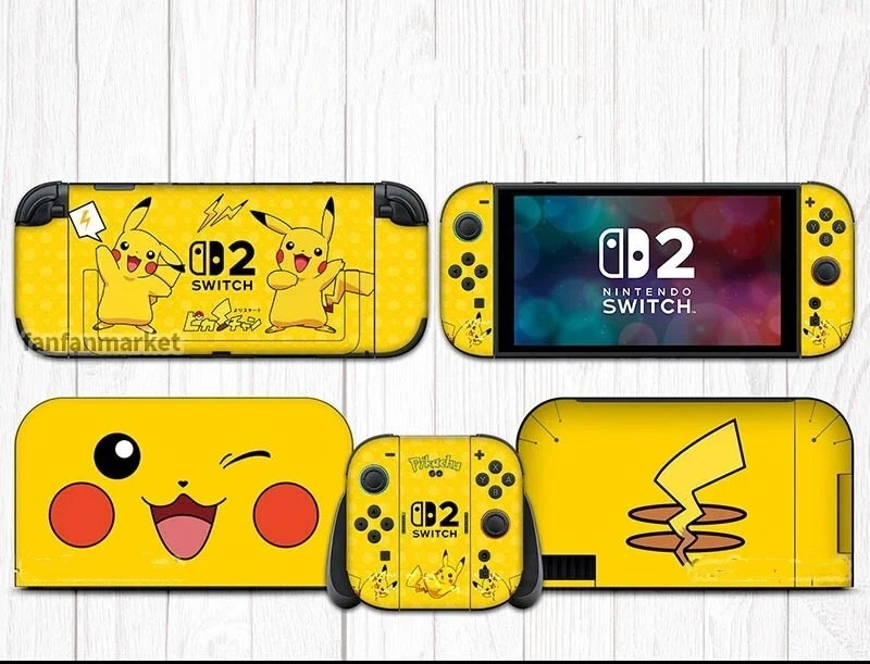 Vinyl Decal Skin Sticker for Nintendo Switch 2 Console + Joy-Con + Dock