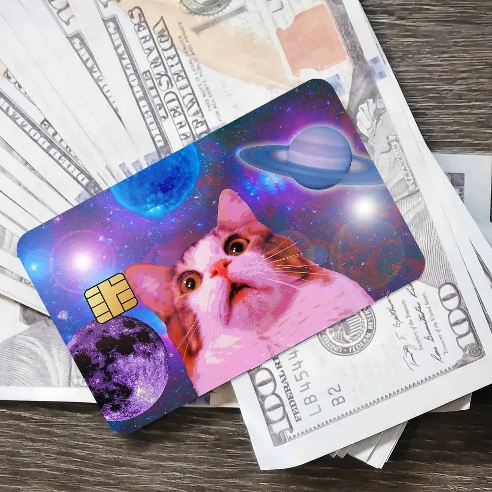 Credit card Skin Crying cat funny | meme Debit card skins | Custom Card Sticker
