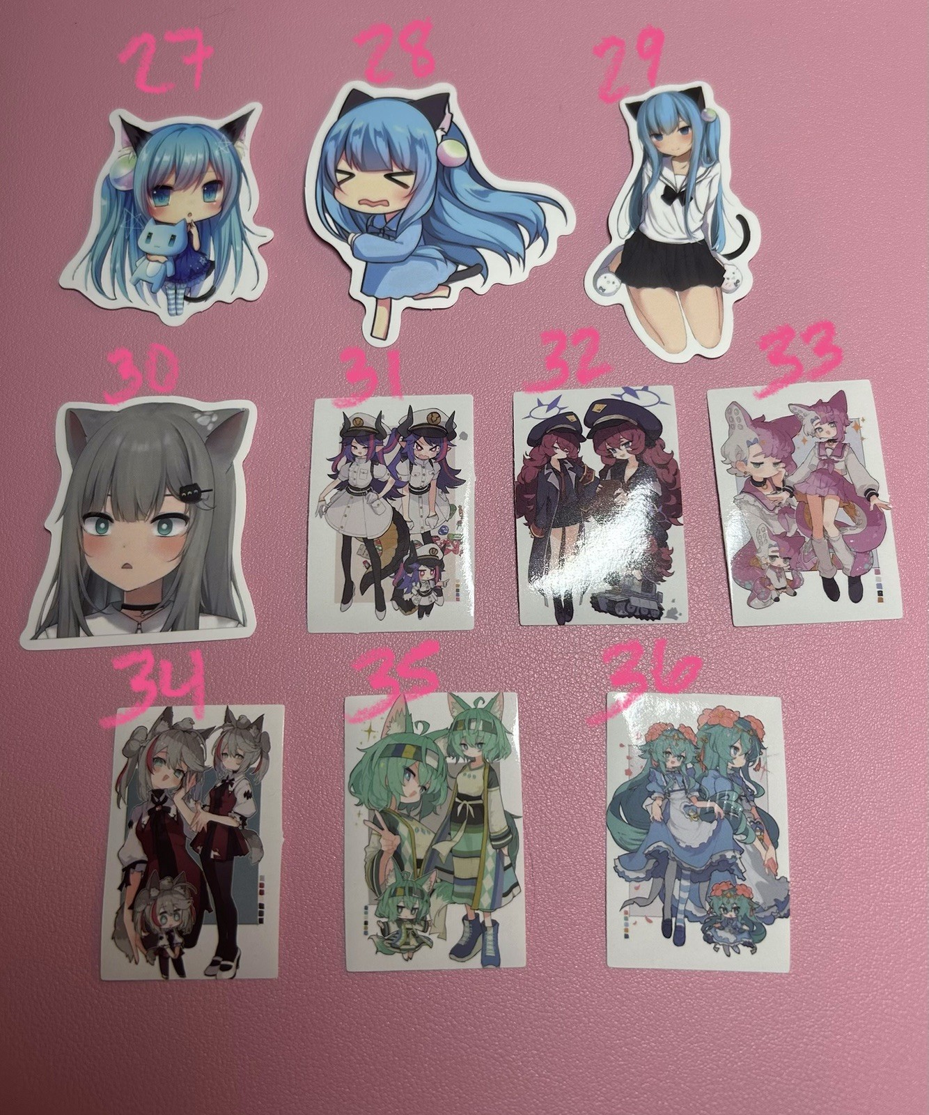 Genshin Impact And Neko Anime Stickers – 19