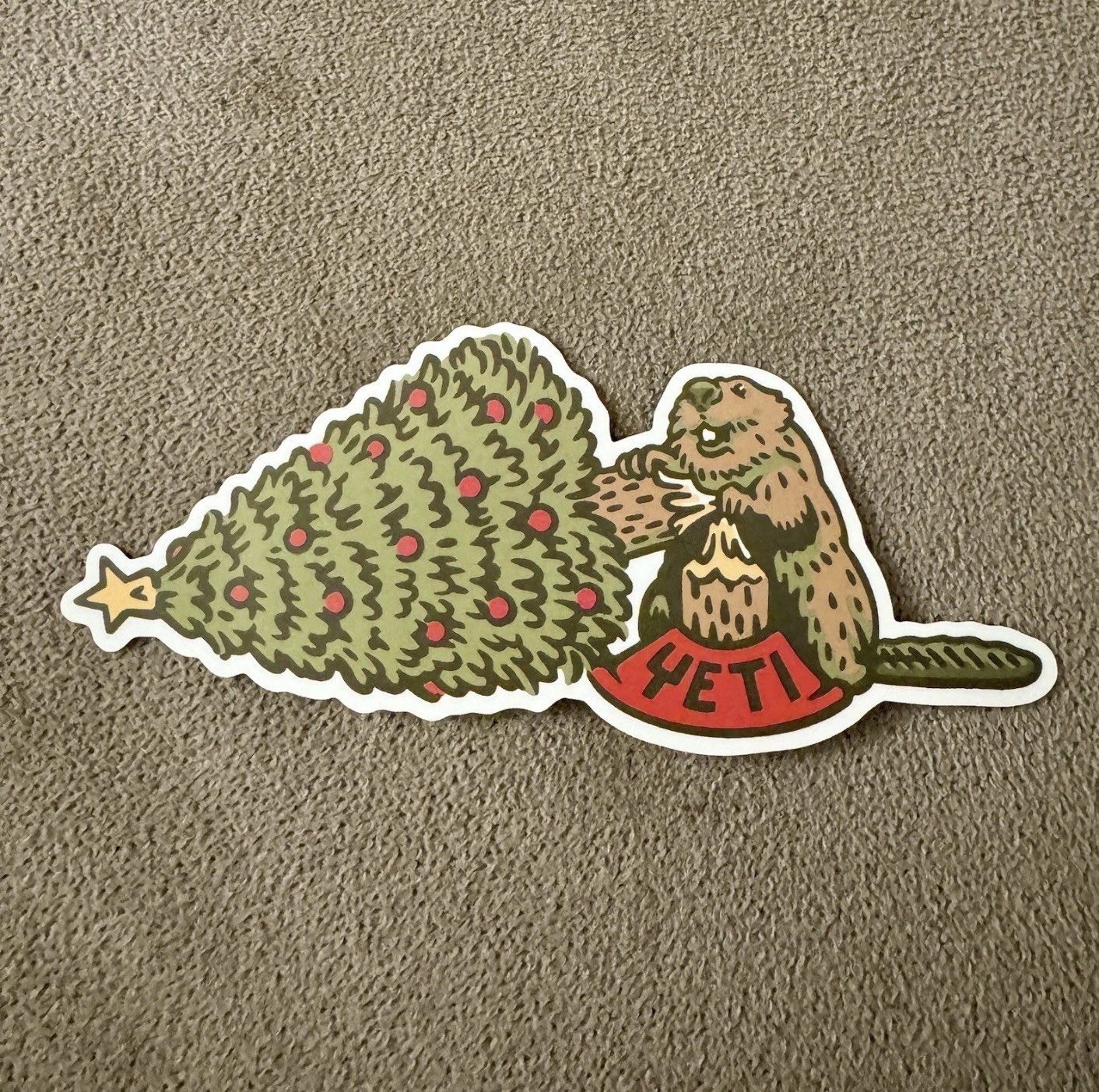 Yeti Nj Exclusive RARE Beaver Sticker New Jersey holiday Flagship Austin Xmas