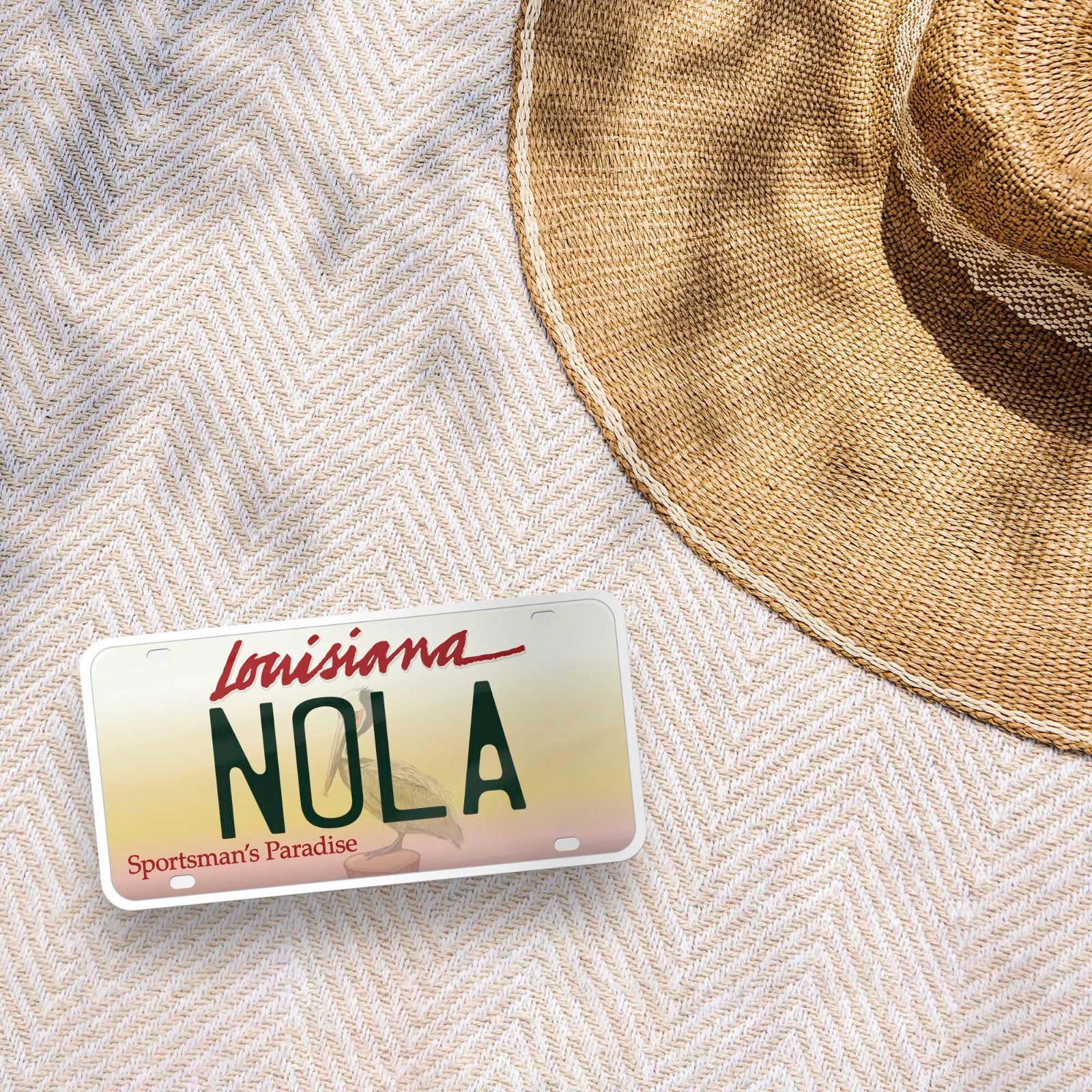 Louisiana License Plate Bumper Stickers – Choose Your LA City Decal for Laptop