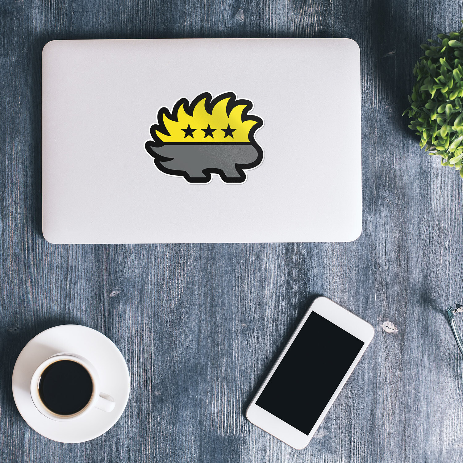AnCap Libertarian Porcupine Car Bumper Vinyl Sticker Decal