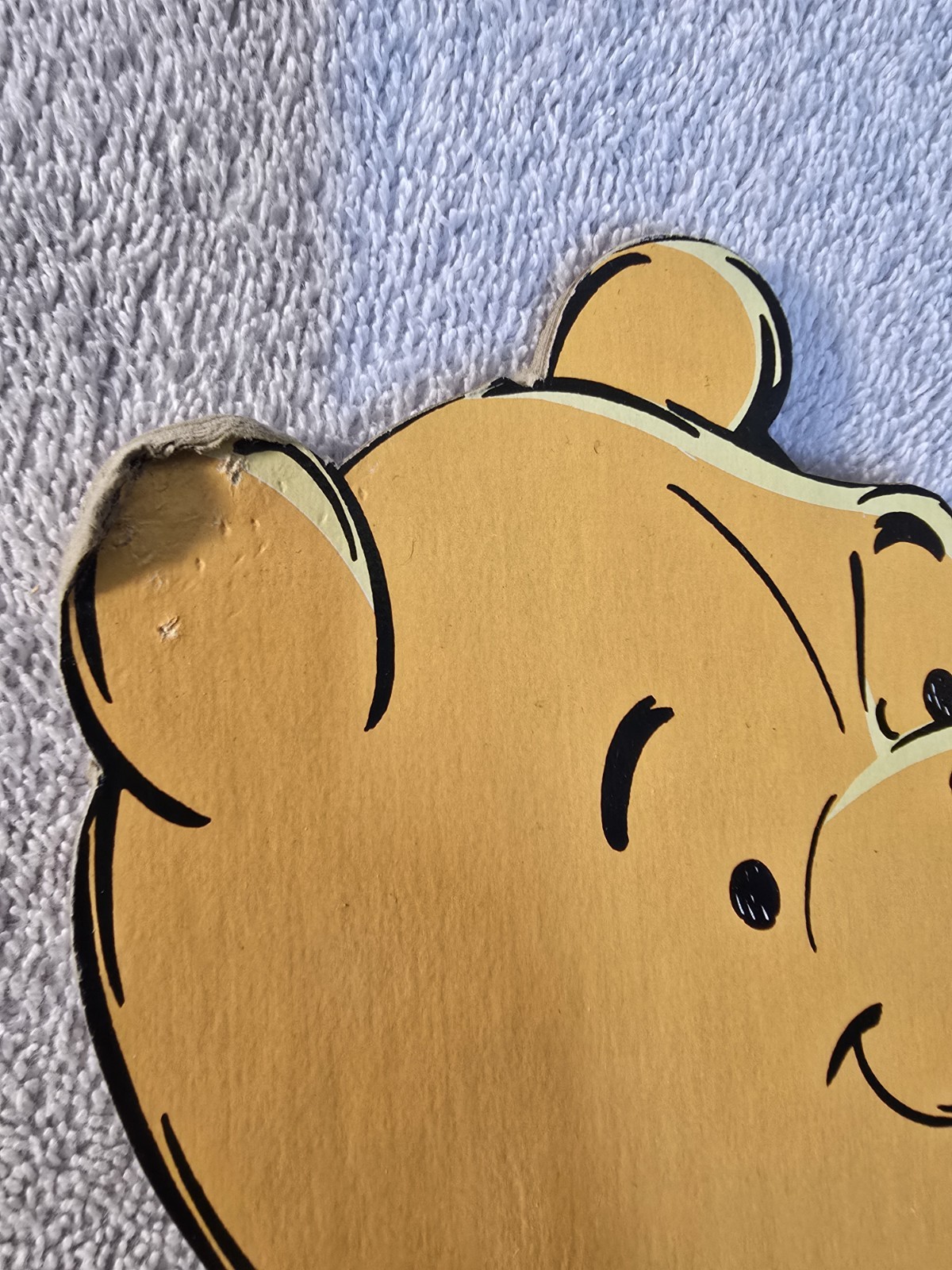 Vtg Winnie the Pooh & Friends Disney Wall Art LOT OF 4 Nursery Kid Pressed Board