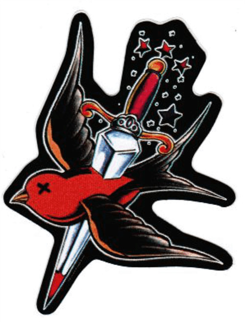 Bird & Dagger – Sticker – 4 x 3