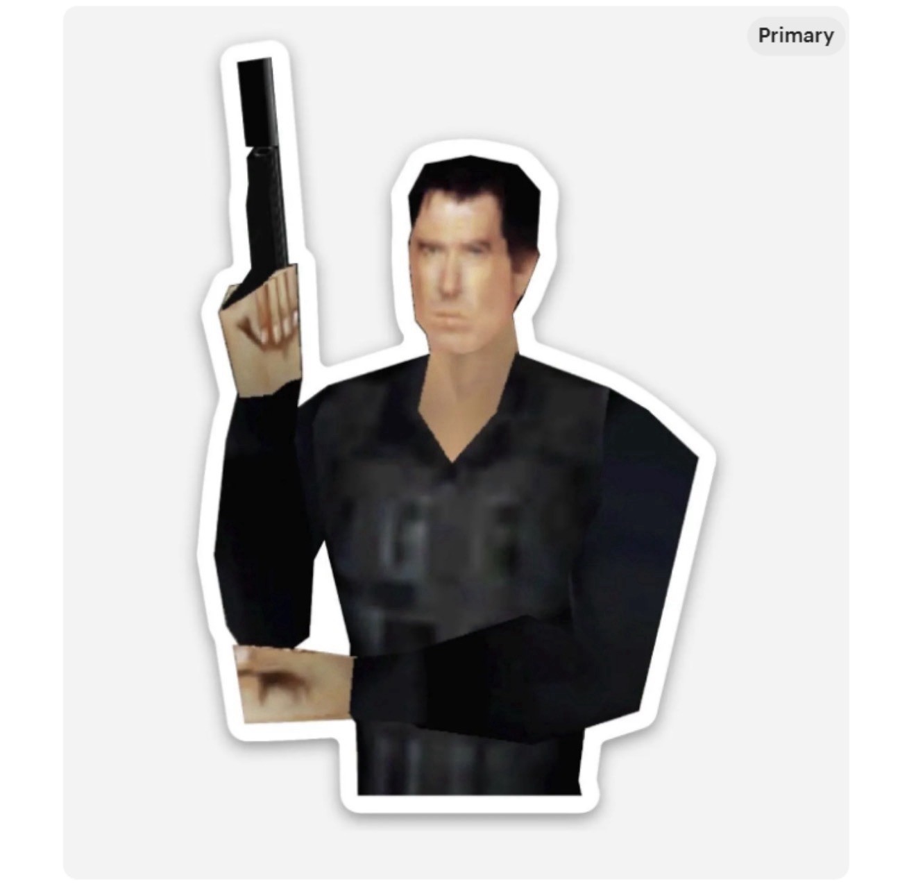 3” James Bond 007 Goldeneye Sticker Nintendo Vinyl Matte Finish Dishwasher Safe