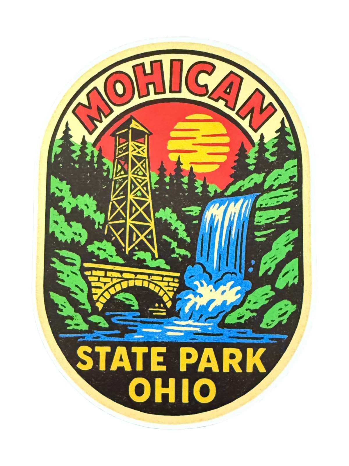 Mohican State Park Ohio Vinyl Decal Sticker 3.75" To 5" Indoor Outdoor