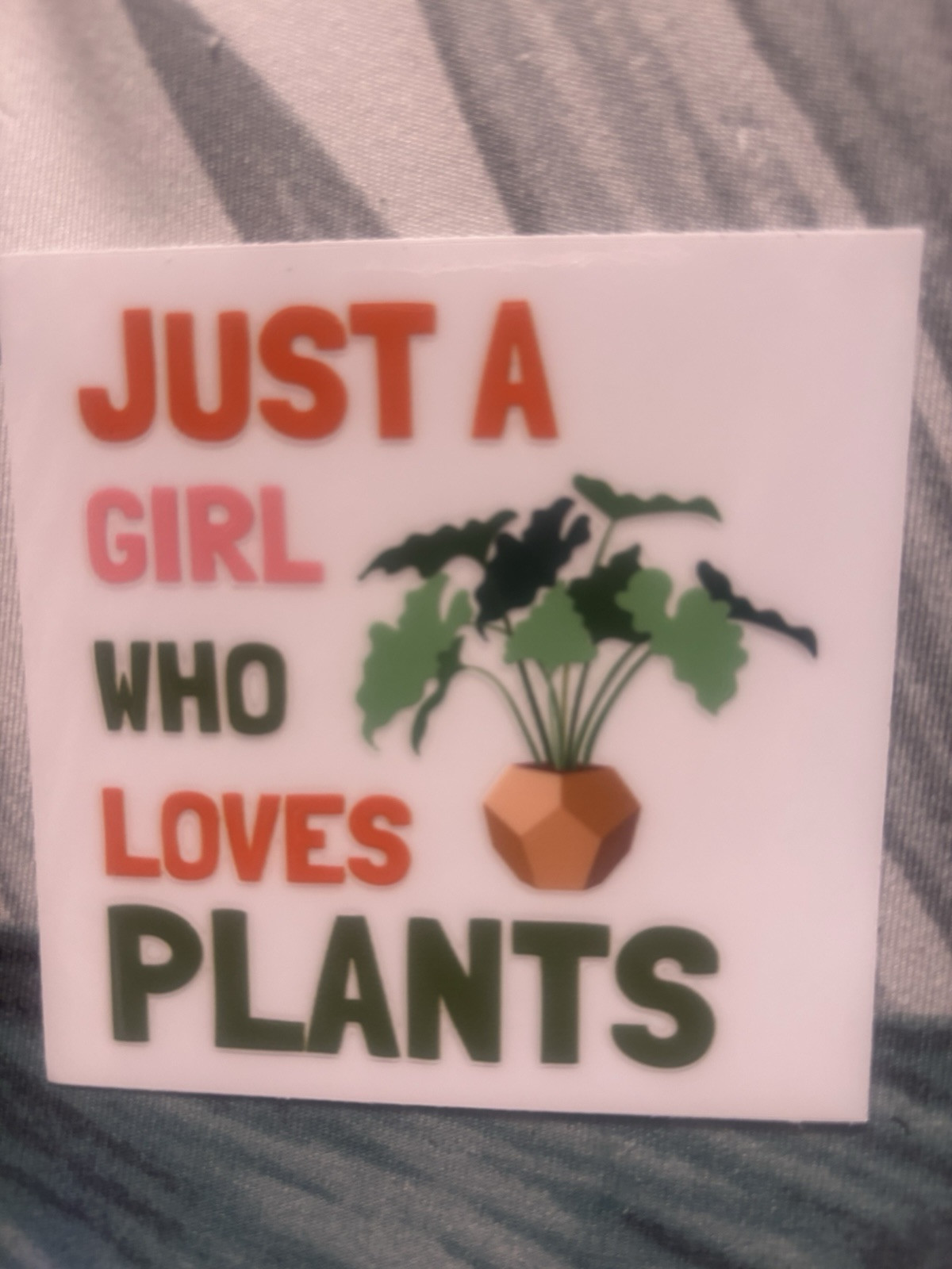 Plant Decal 3.5inch . Durable In Any Weather