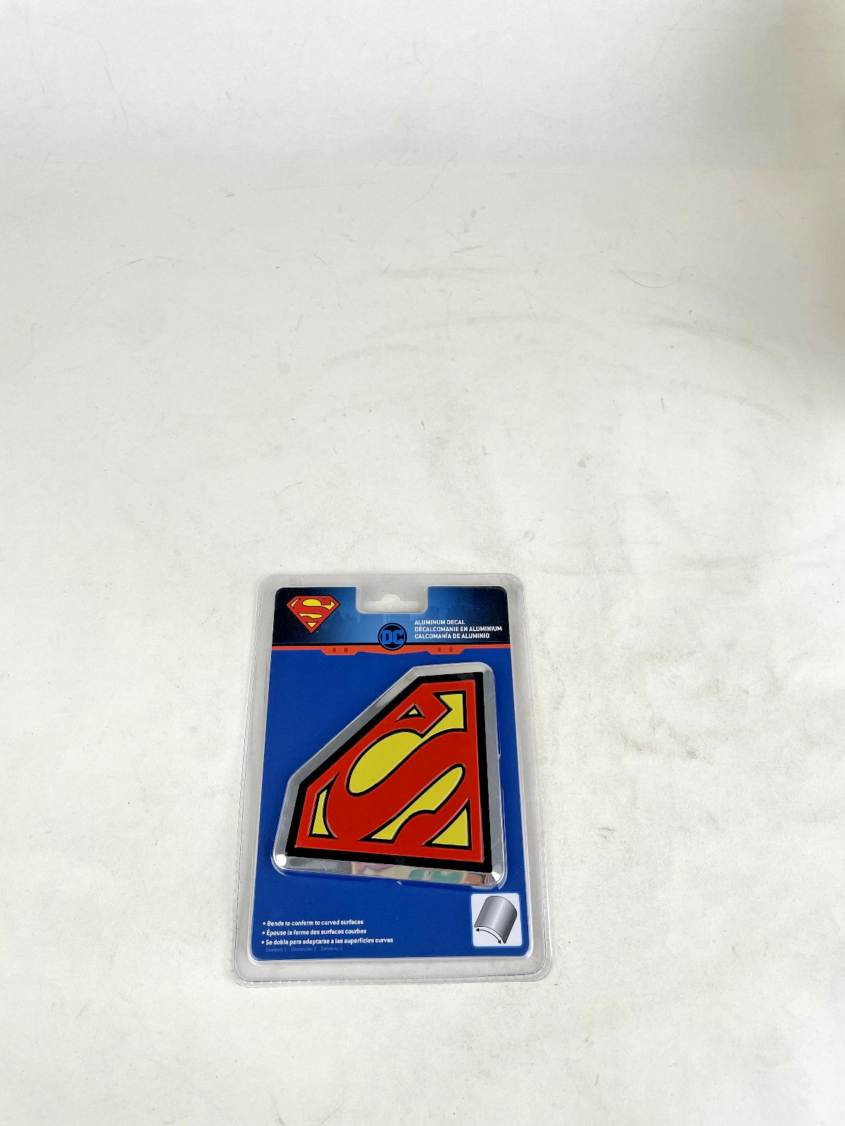 Official Licensed DC Comic Superman Super man Aluminum Color Emblem Decal 2 Pak