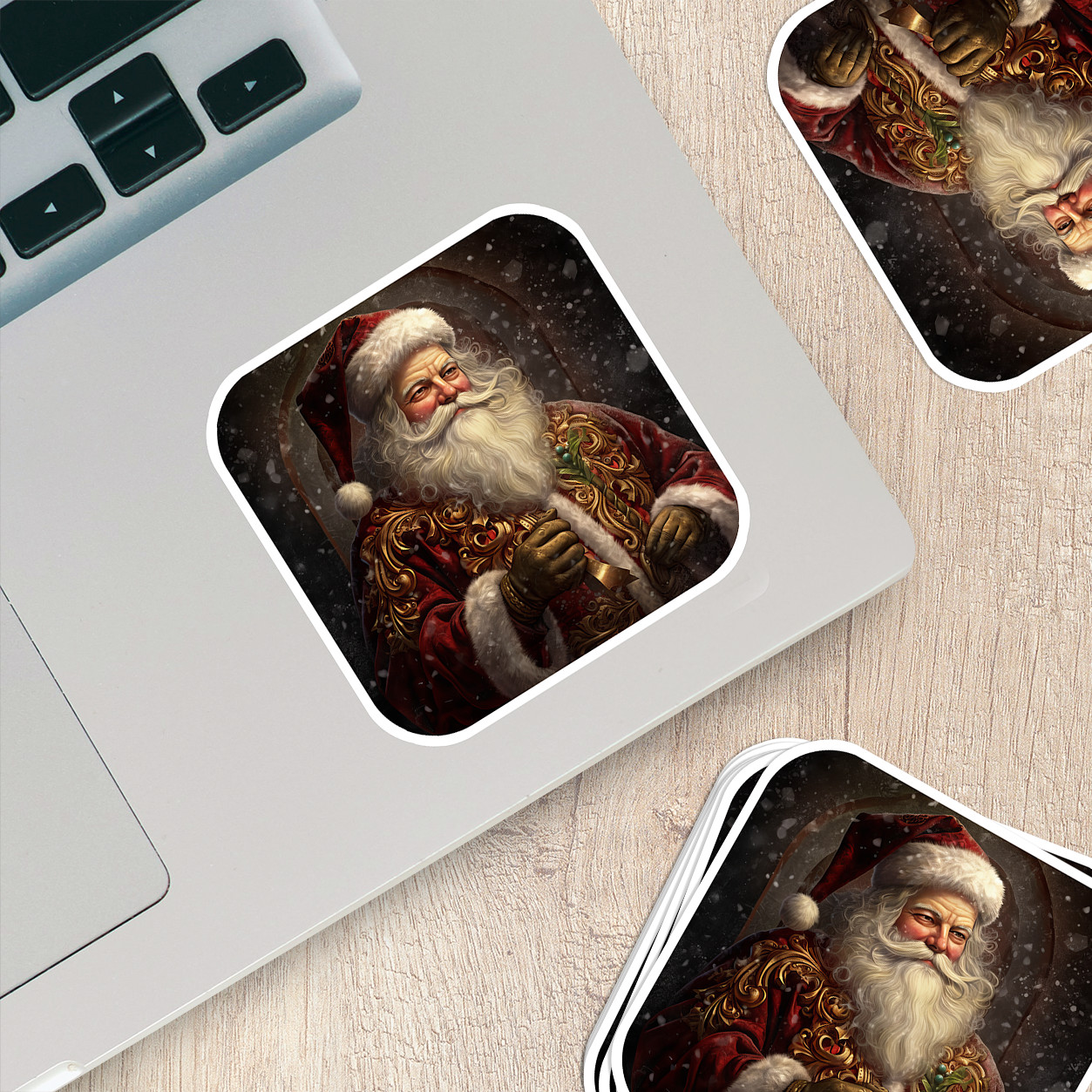 Santa Claus Vinyl Sticker – Bring the Magic of Christmas Anywhere