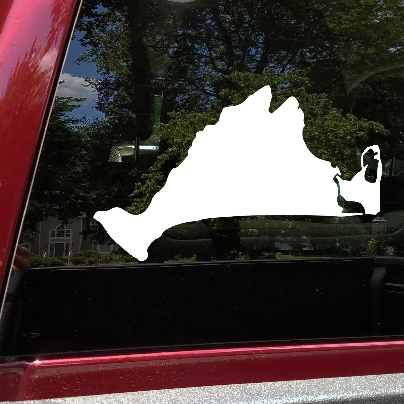 Martha's Vineyard Outline Vinyl Decal – Massachusetts Island Map – Cape Cod Art