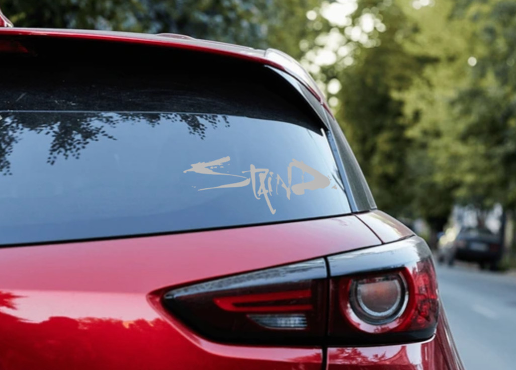 Staind Car Decal Vinyl Band Logo Glossy Bumper Sticker Nu Metal Heavy Rock