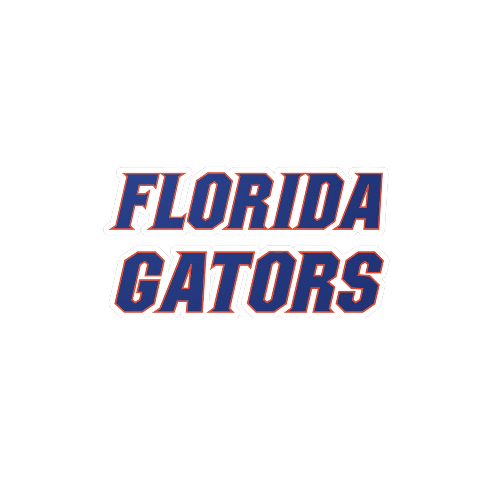 University of Florida Gators Kiss-Cut Vinyl Decals, Laptop, Cell, Car, Skate