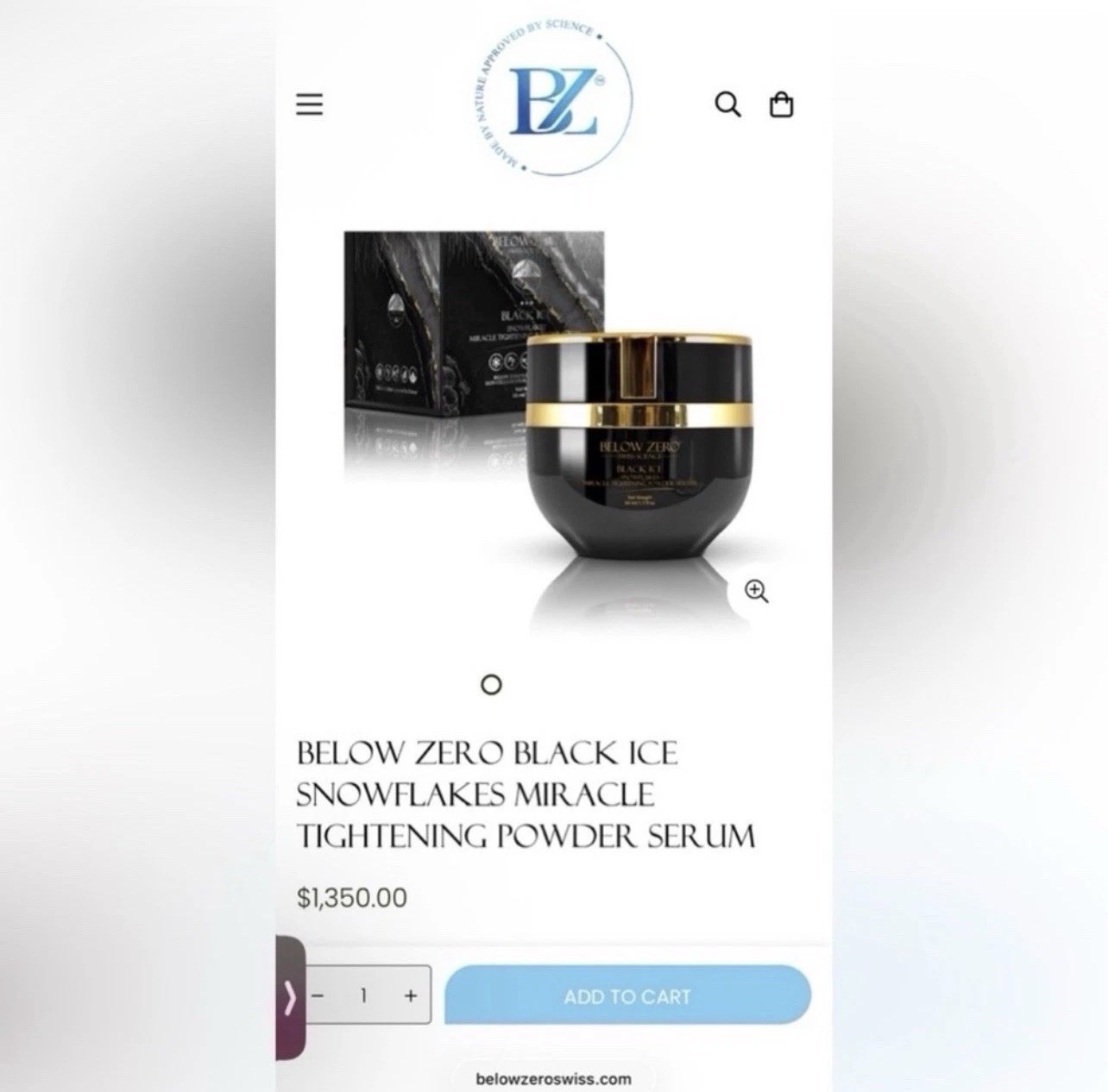 Below Zero Instant Miracle Tightening & Firming Powder Treatments ~Retails $1350