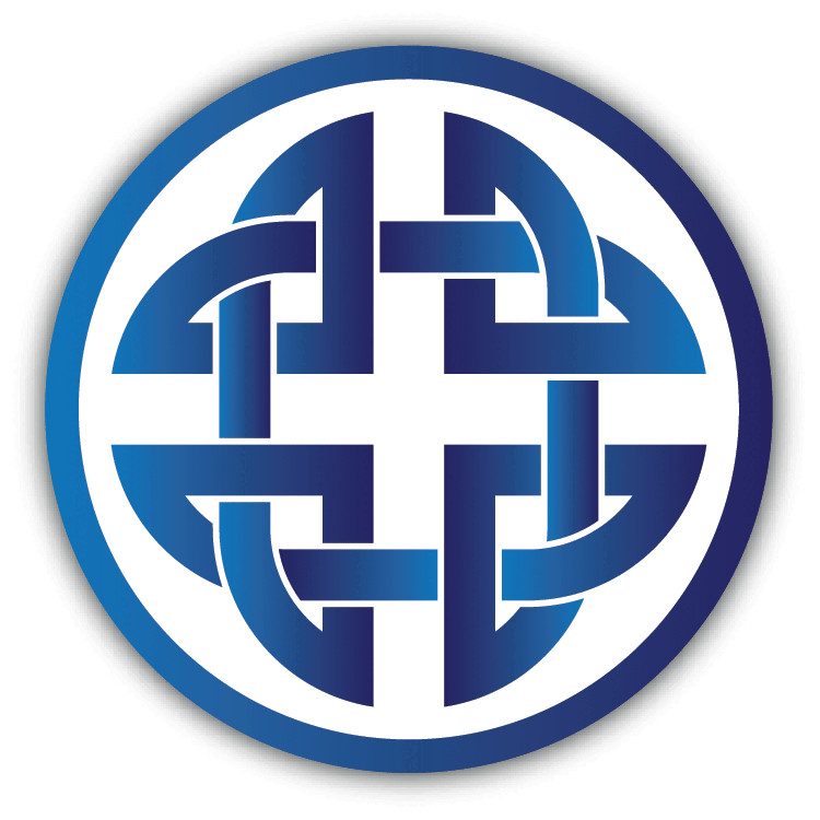 Knot Quaternary Celtic Car Bumper Sticker Decal