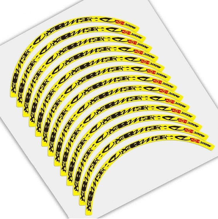 Two Wheel Sticker set for MAVIC DEEMAX MTB Mountain Bike Bicycle Cycling Decals