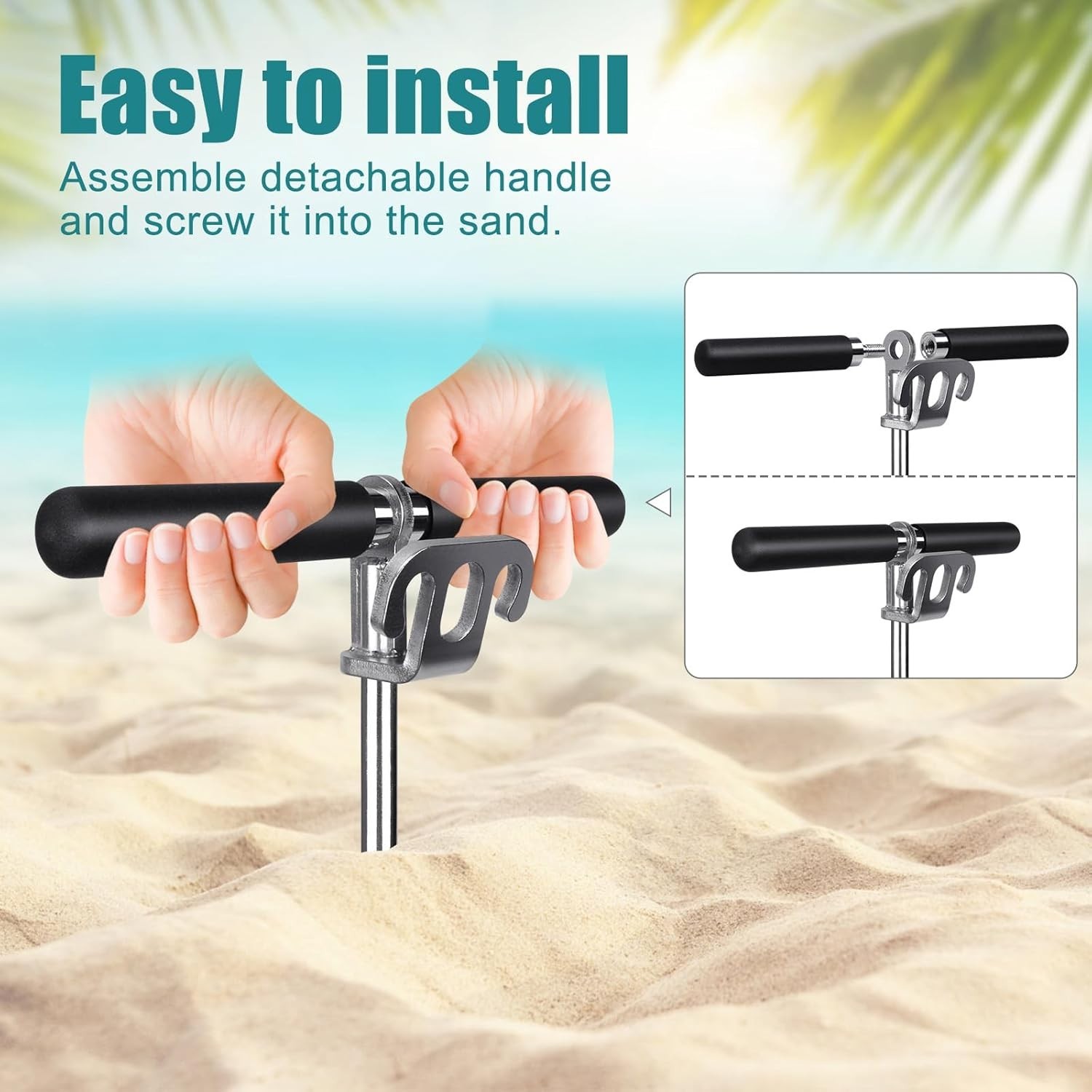 17" 26" 36" Boat Sand Anchor for Boat Screw in Boat Anchor for Shallow Water,…
