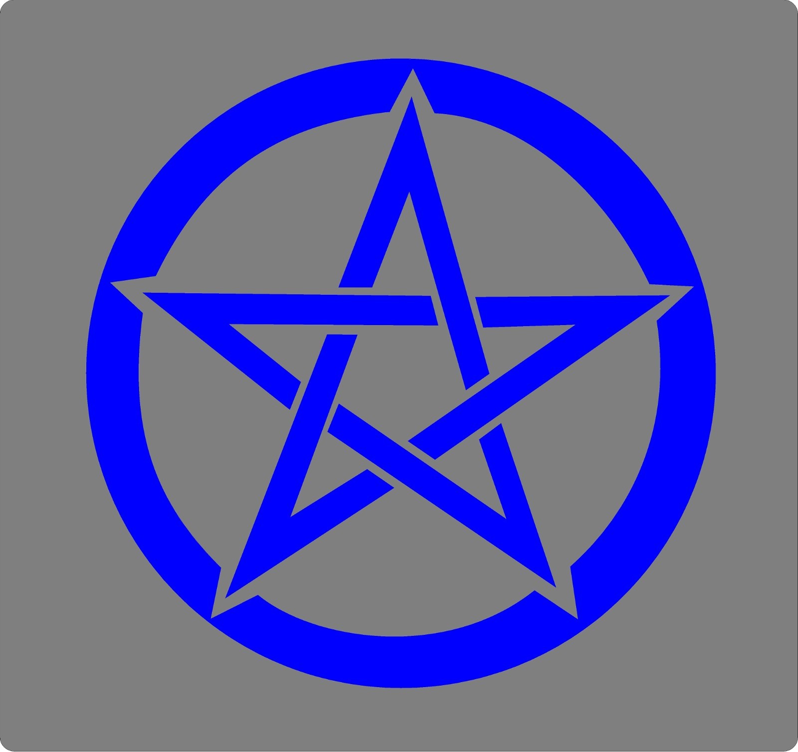 Pentacle Pentagram Decal Vinyl Wiccan Pagan Symbol Sticker