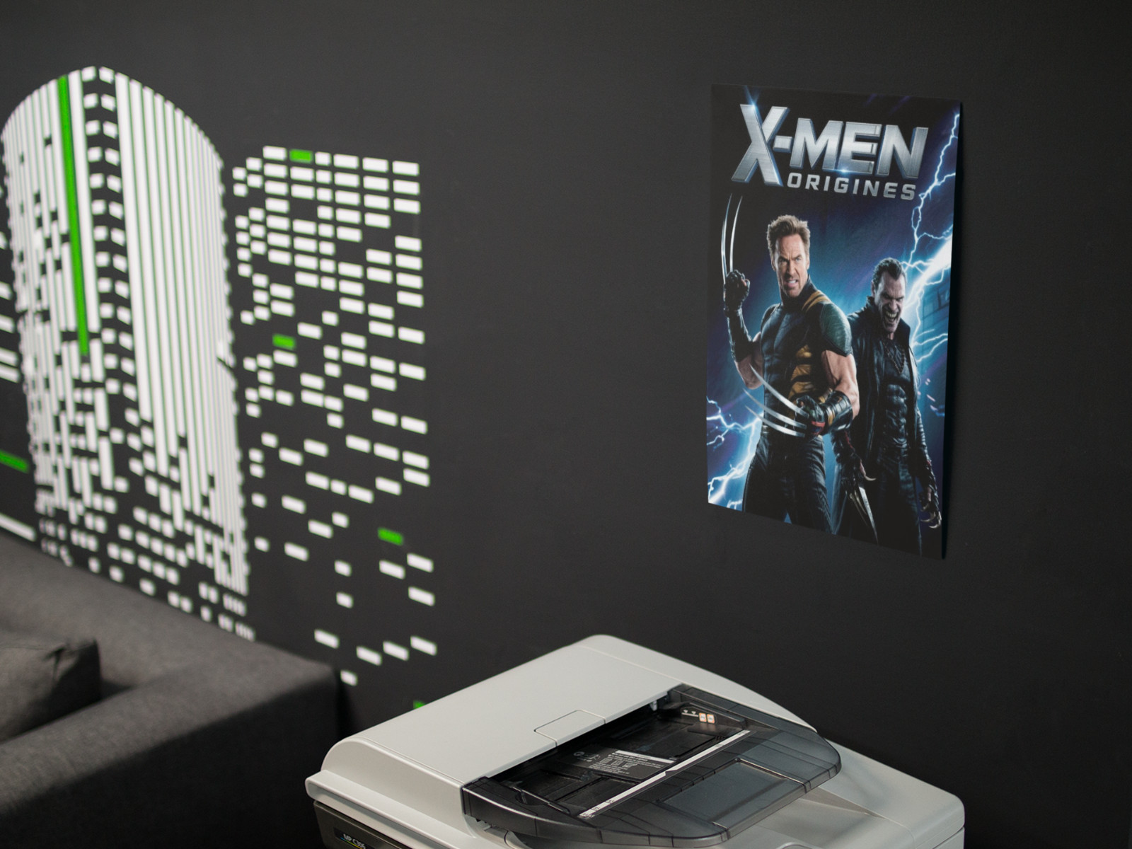 X-MEN ORIGINES Movie Wall Vinyl Decal Poster Canvas Print (Removable Adhesive)