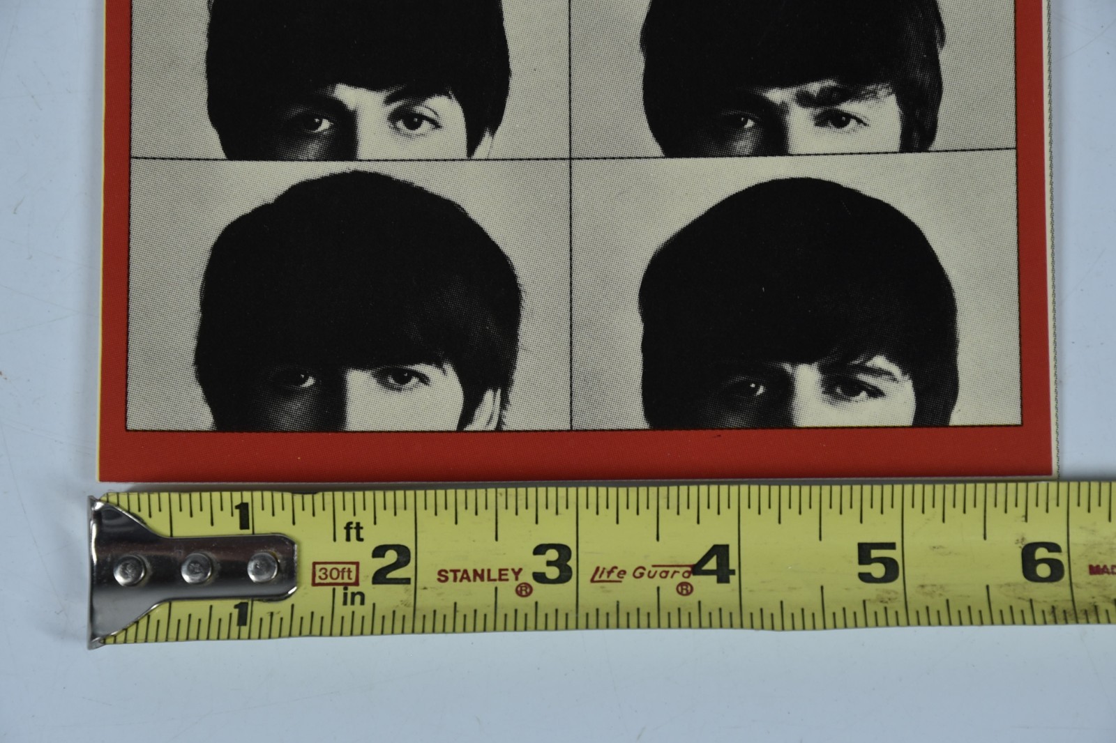 Vintage The Beatles hard Day's Night Cover Art 6" Art Print 45 Record Paper ONLY