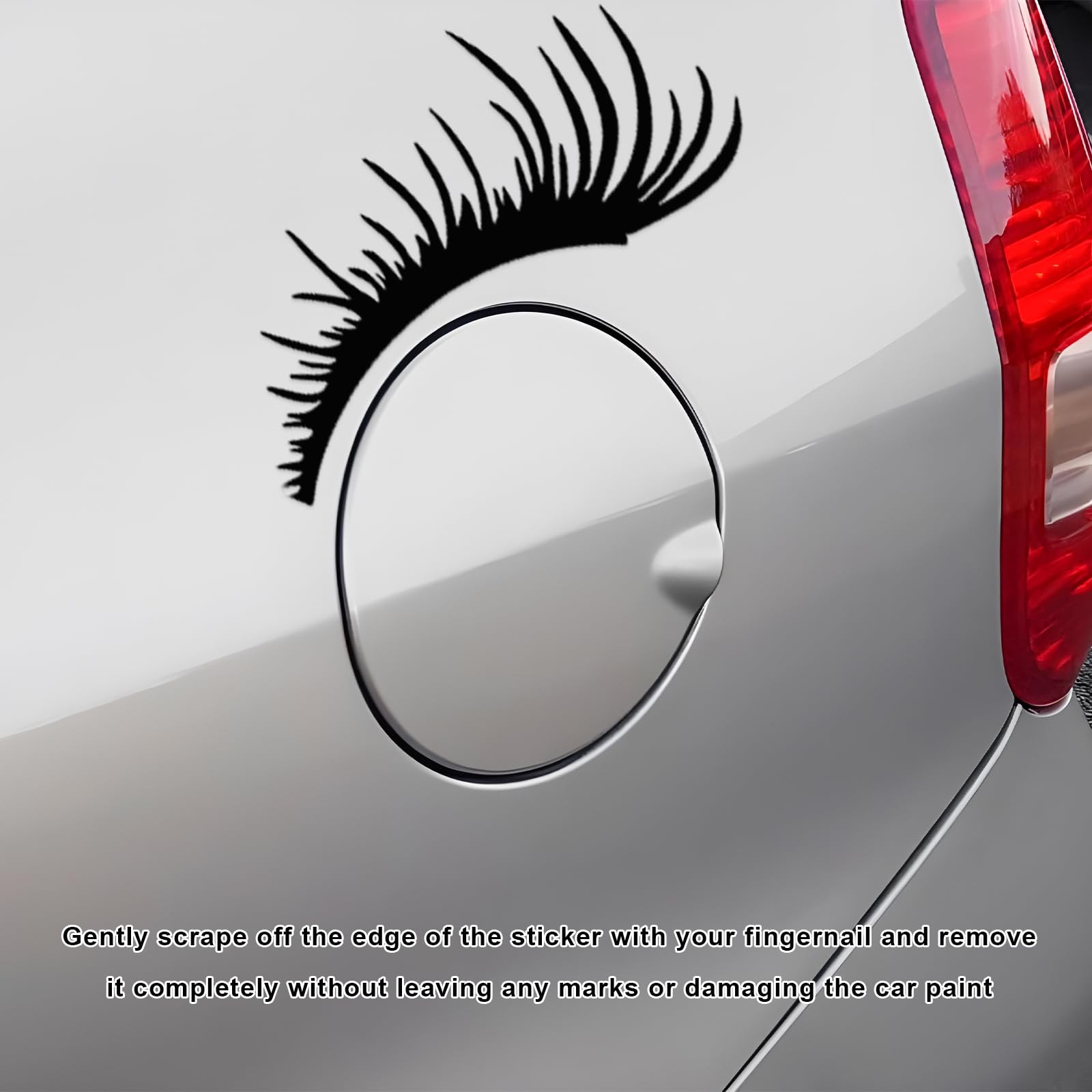 2 PCS Eyelash Decal for Car Headlight, Waterproof Funny Bumper Window Eyelashes
