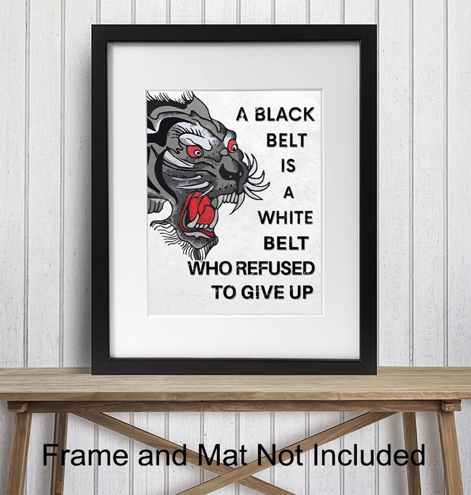 Martial Arts Motivational Wall Decor Art Print – Home, Studio or Dojo Decorat…