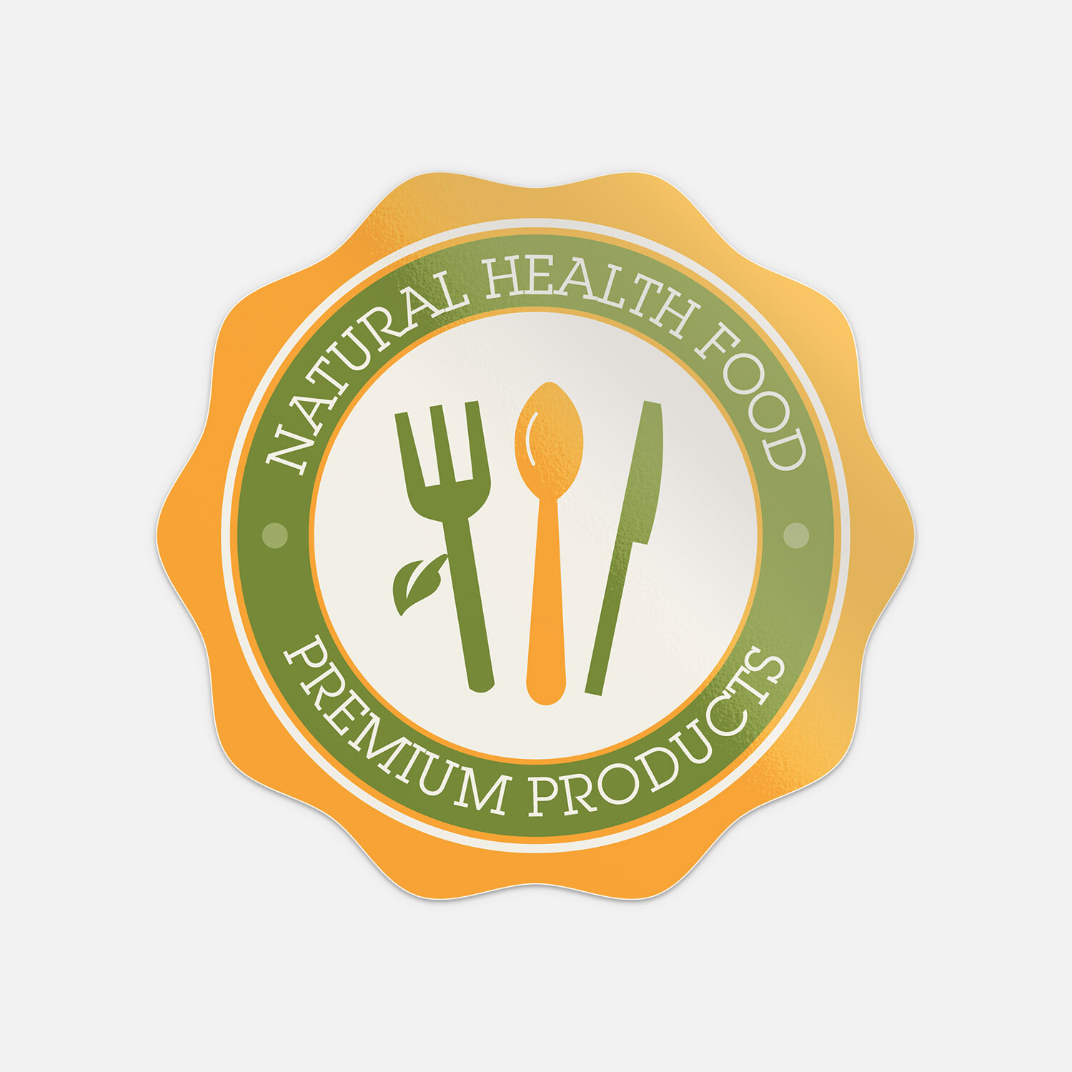 Natural Health Food Premium Products Vinyl Sticker Decal