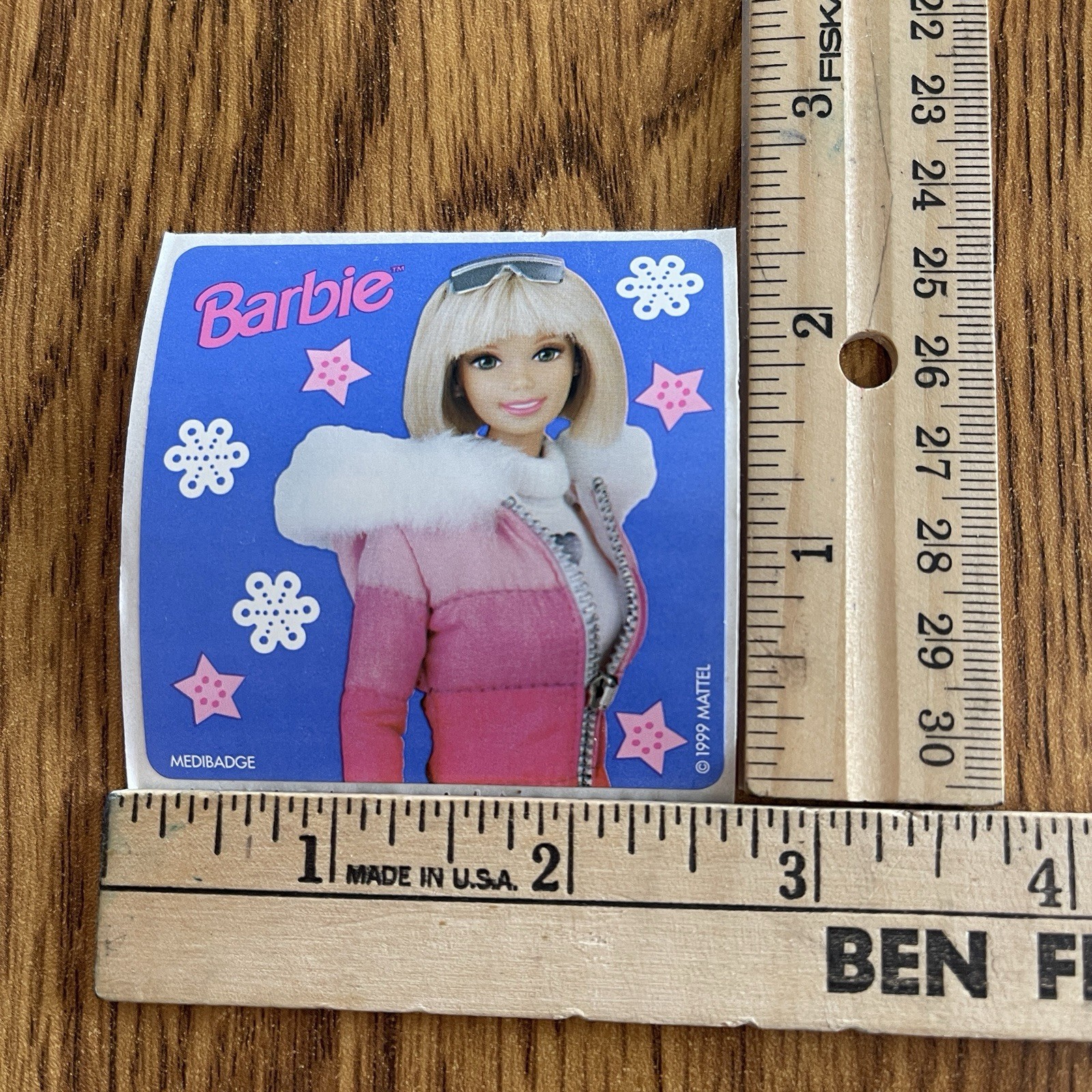 28 Barbie Stickers 1999 Mattel 2.5×2.5 Ski Jacket Sunglasses Snow Winter VTG Lot
