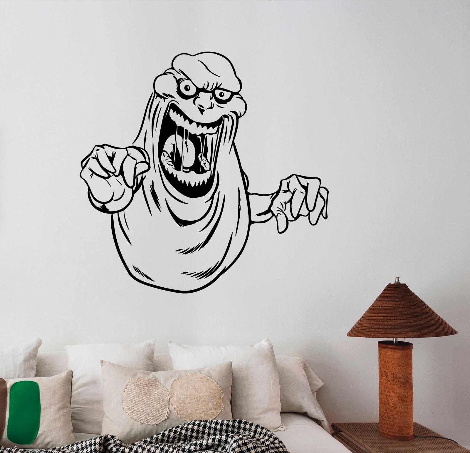 Ghostbusters Wall Decal Slimer Vinyl Sticker Monster Art Movie Bedroom Decor gh6