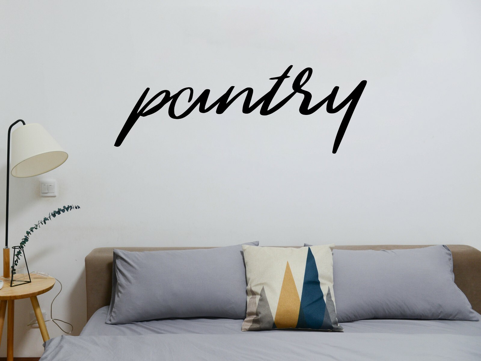Pantry Cursive Vinyl Sign Decal & Sticker for Car & Home Decor & wall Art