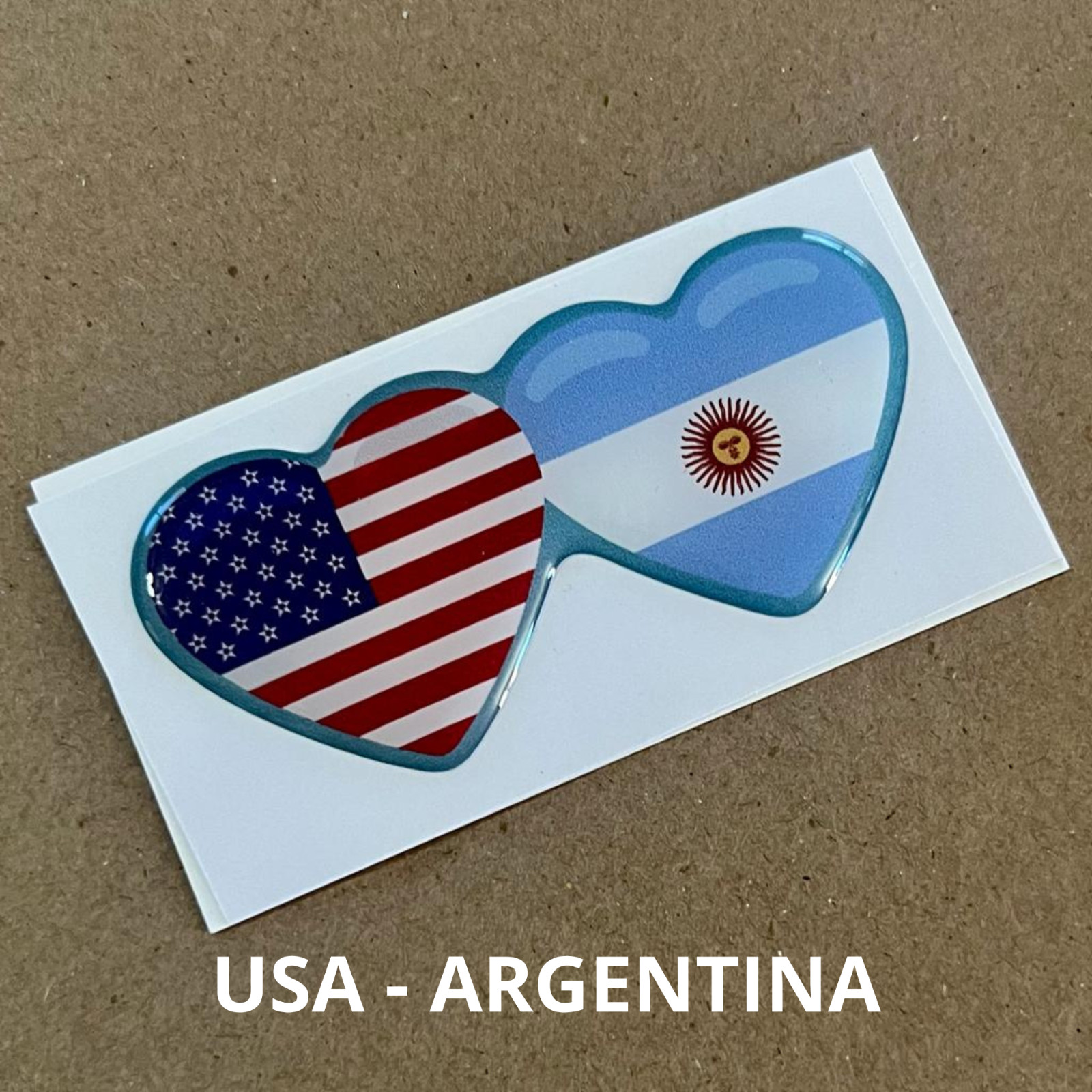 Epoxy resin dome 3d gel sticker Adhesive Crystal Flags