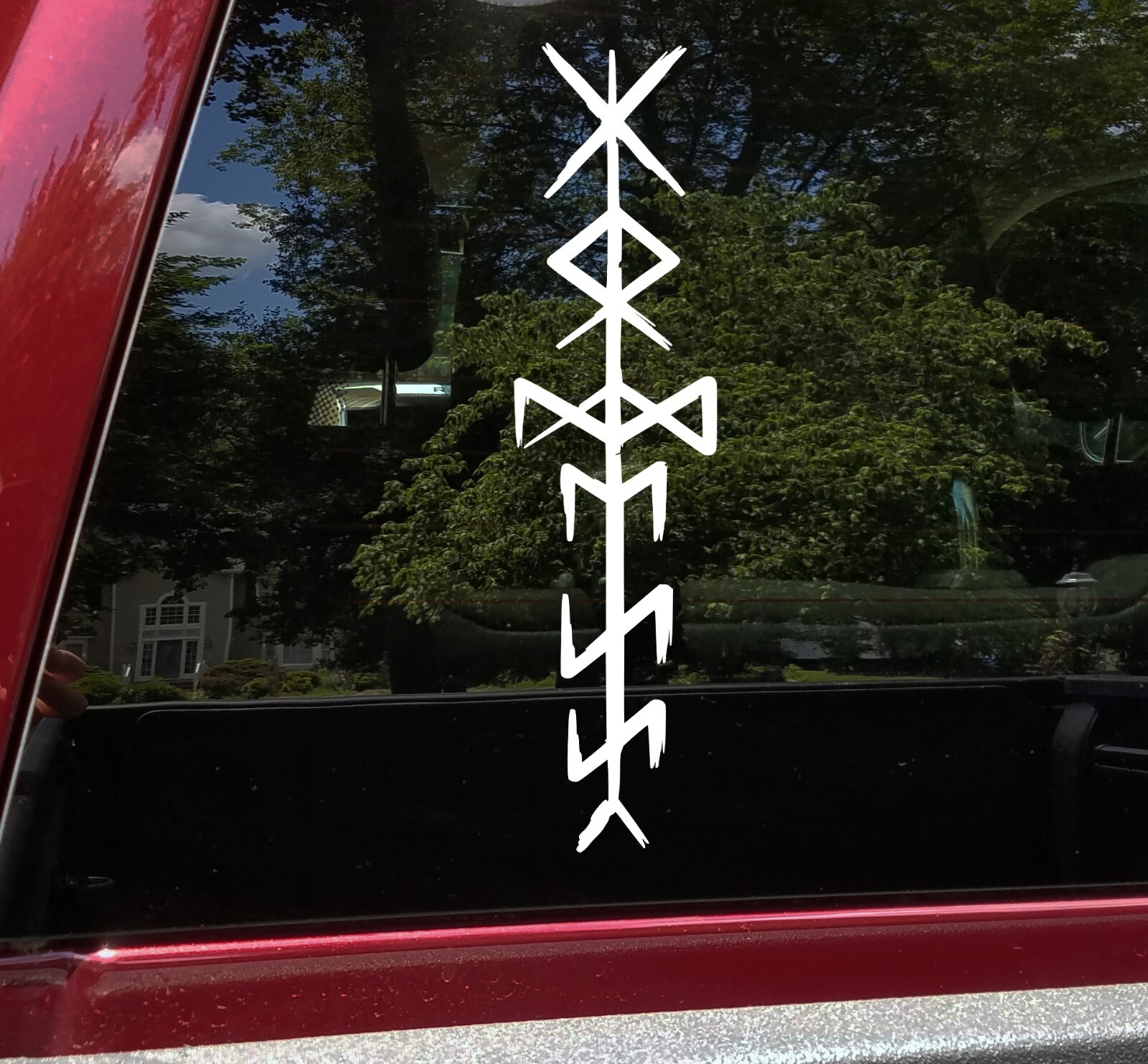 Goddess Bindrune Vinyl Decal – Viking Norse Rune – Die Cut Sticker