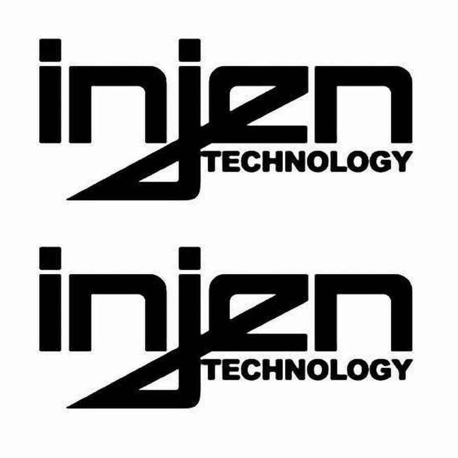 2 of 8" Injen car truck racing bumper window vinyl sticker decal die cut