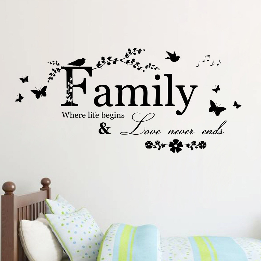 Family Tree Wall Decal Sticker Large Vinyl Photo Picture Frame Home Room Decor