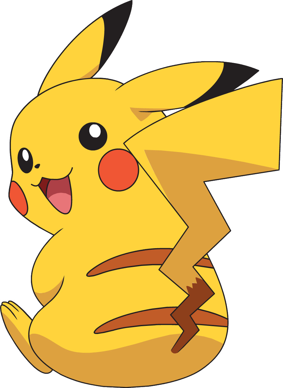 Pikachu sticker pokemon weatherproof bumper vinyl decal