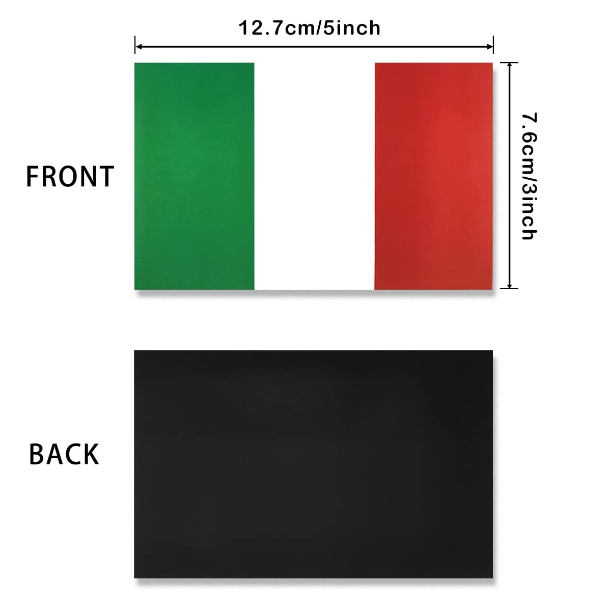 Italy Italian Flag Magnet Decal For Car Truck SUV 3×5 Inch 3 PCS Bumper Sign