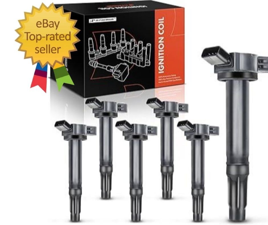 6PCS Ignition Coil Packs Compatible with Toyota, Lexus & Lotus Vehicles – V6 2.5