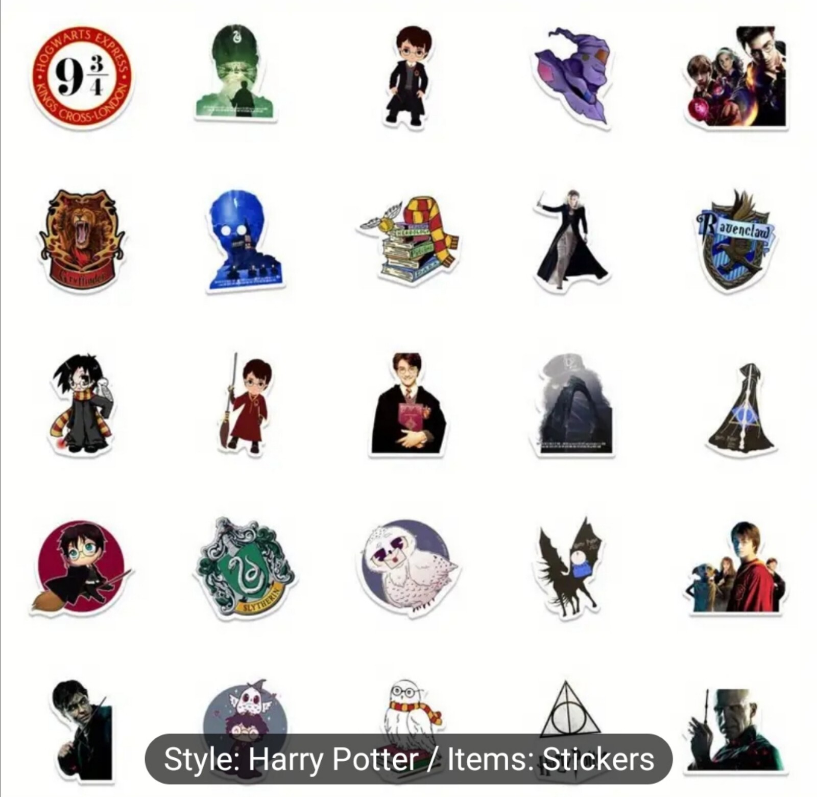10 PCS Harry Potter Series Theme 3 Stickers BRAND NEW