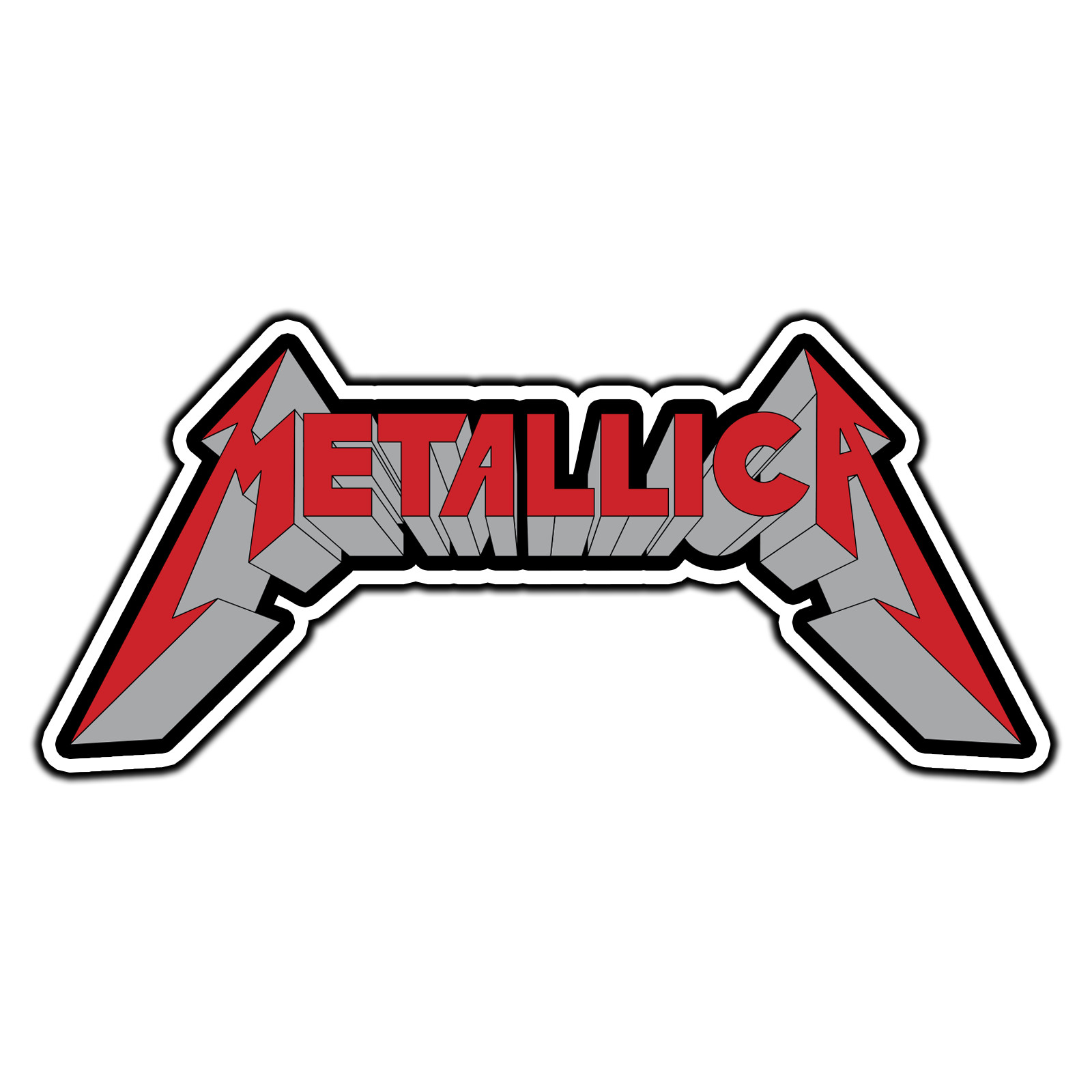Metallica Logo #2 Sticker Waterproof Vinyl Decal Die-Cut Laptop Car