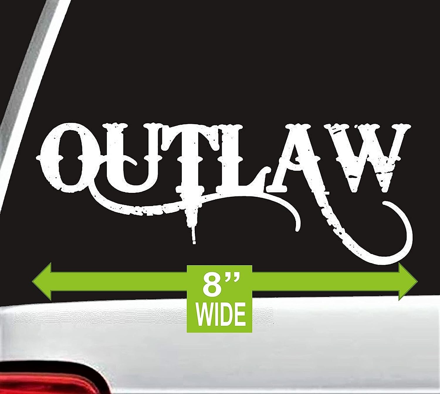 Outlaw Vinyl Decal Sticker for Car Truck Van Laptop Boat Surface Trailer D1045