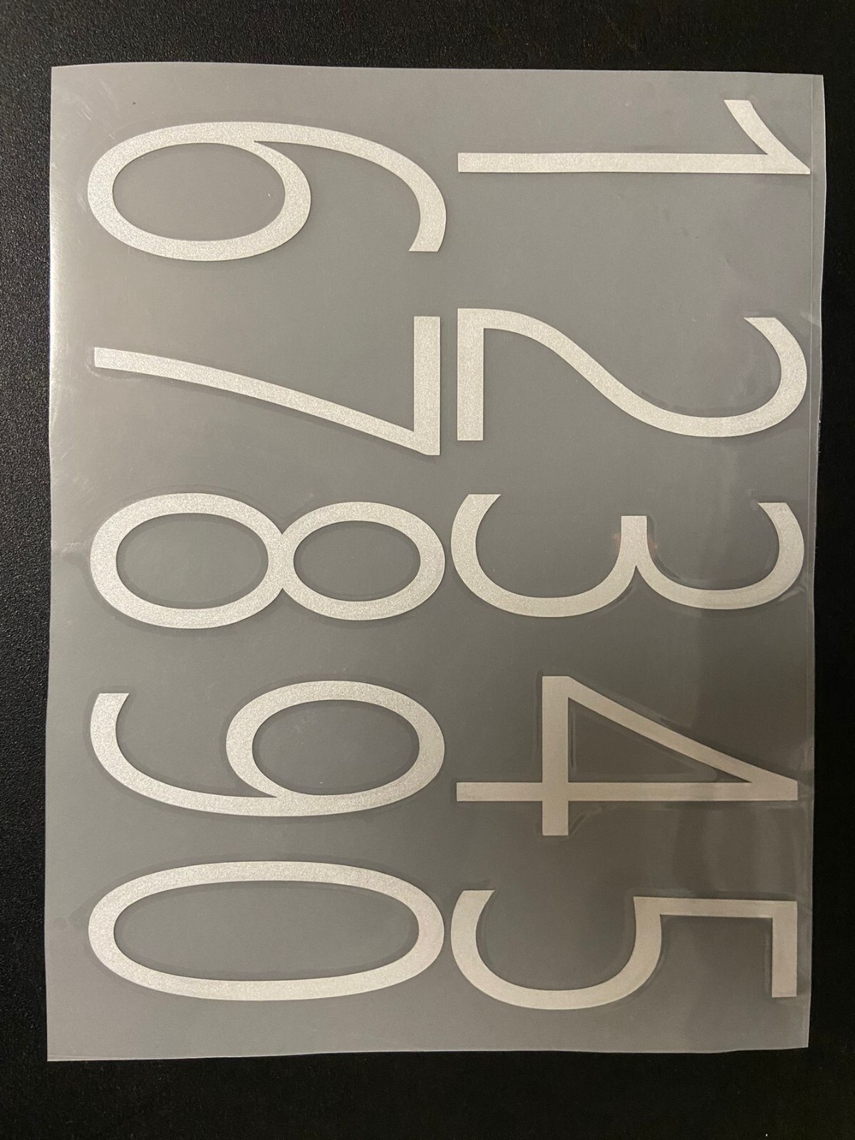 Reflective Custom Mailbox Numbers Vinyl Decals Stickers Waterproof 4 inch 3 inch
