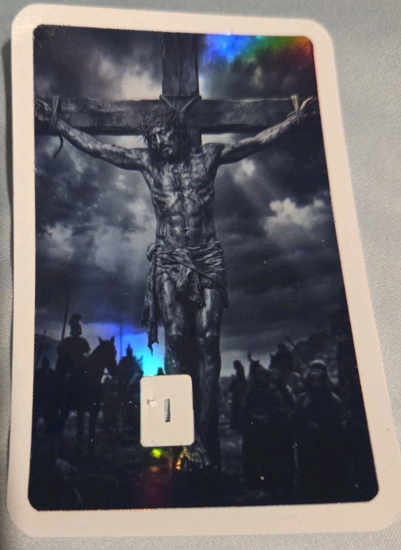 Black White Jesus Christ ATM DEBIT CREDIT CARD Skin Sticker God Bible Gift Cross