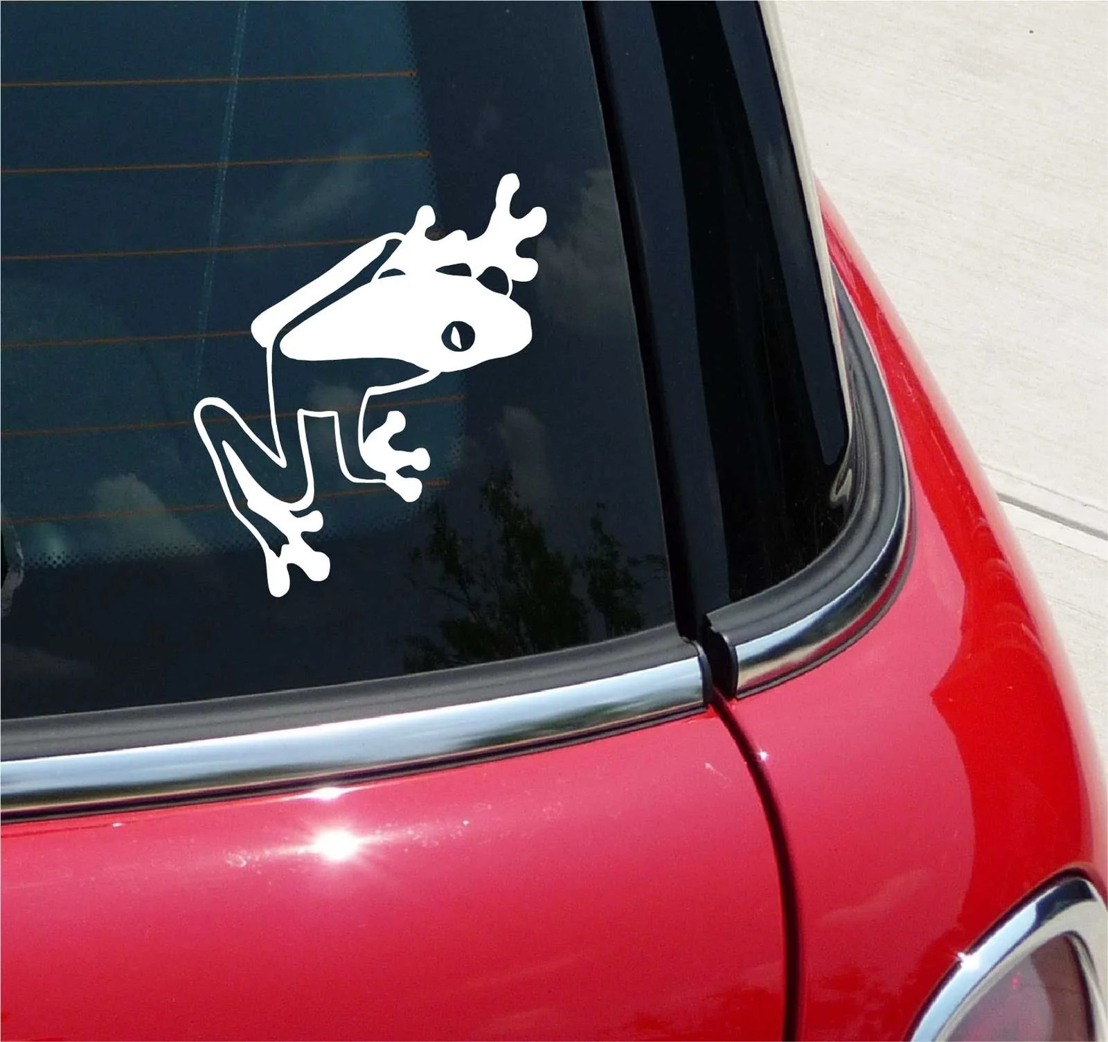 TREE FROG FROGS AMPHIBIANS GRAPHIC DECAL STICKER ART CAR WALL DECOR