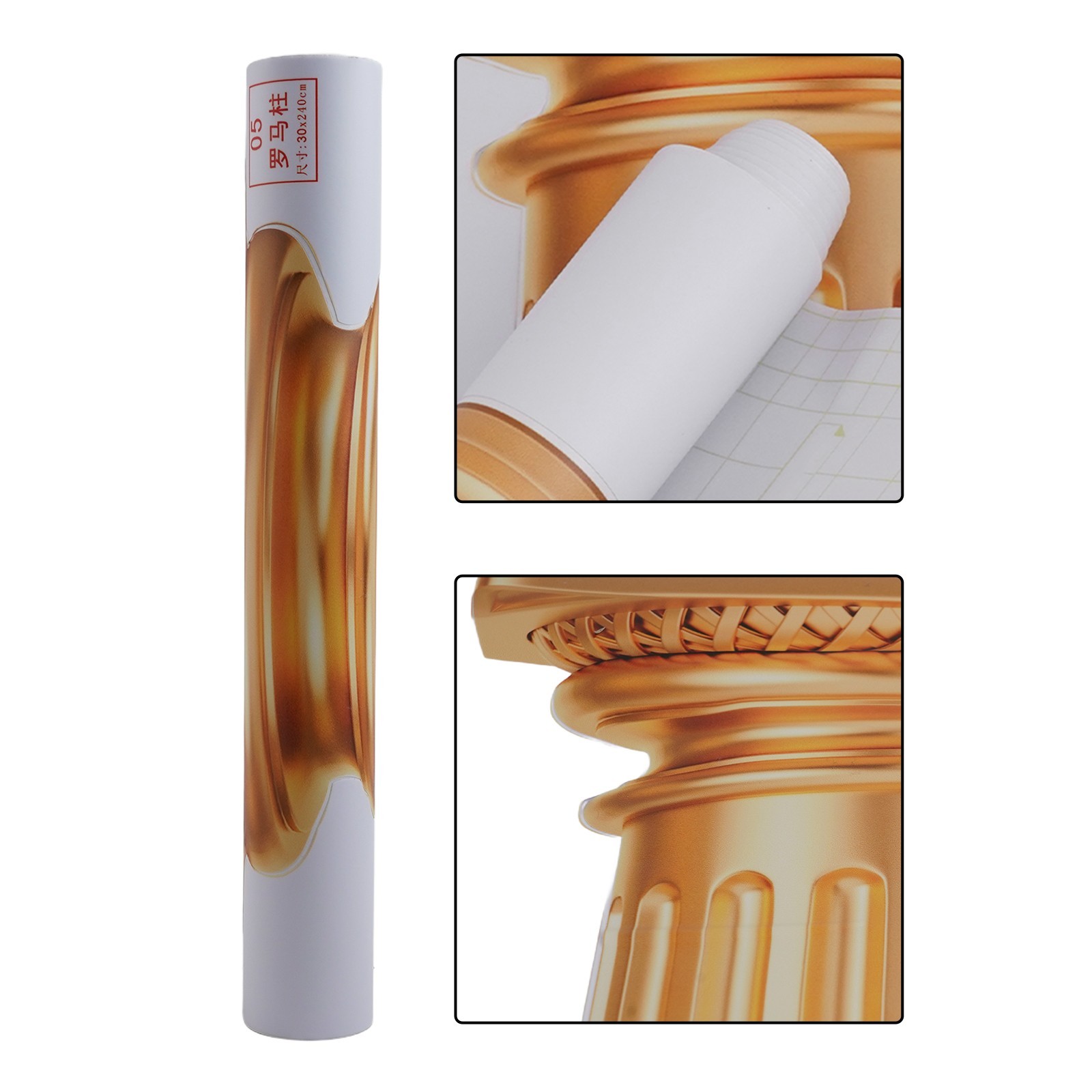 Modern and Elegant 3D Roman Column Wall Decor Easy to Apply and Remove