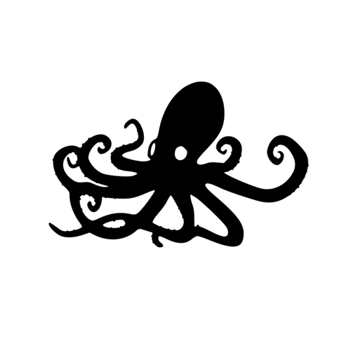 Octopus Vinyl Decal Sticker for Macbook Laptop Car Window Bumper Home Wall Door