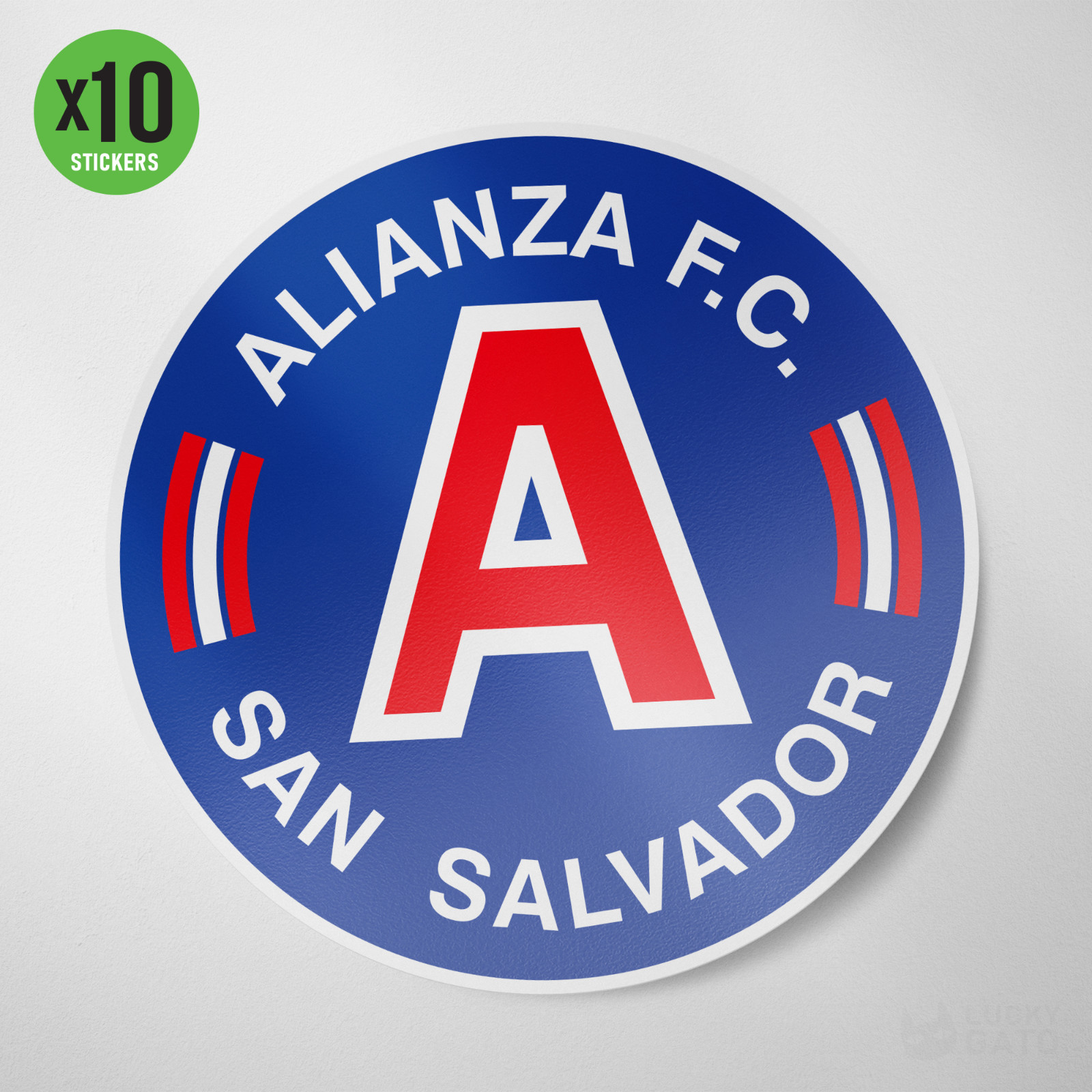 (10) Alianza FC El Salvador Vinyl Sticker Decal Calcomania Die Cut San Salvador