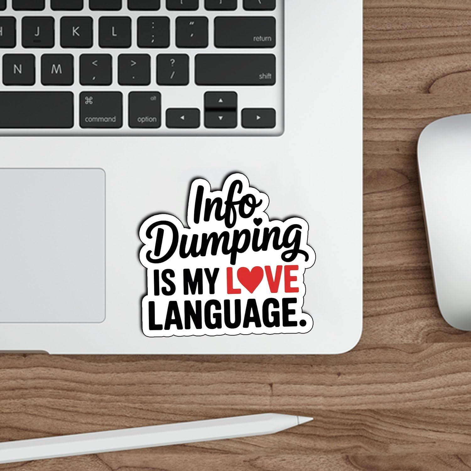 3 Pcs Love Language Sticker Set – Waterproof Vinyl Decals, 3” Size